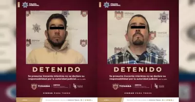 Dos sujetos arrestados