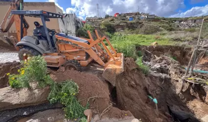 Ruptura de tubera en Crcamo de Montemar