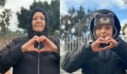 Menores y adultos mayores ante las bajas de temperaturas