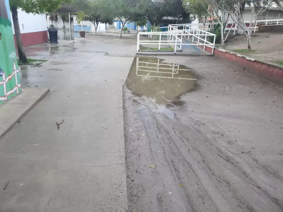 Escuelas de Ojo de Agua afectadas tras lluvias