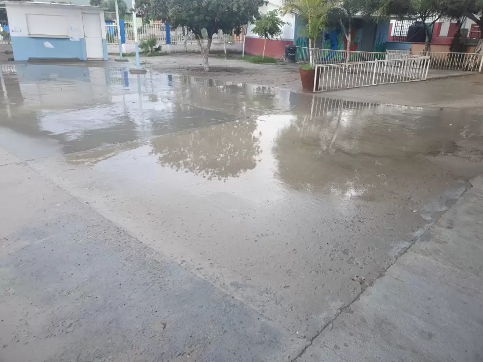 Escuelas de Ojo de Agua afectadas tras lluvias