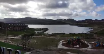 Nivel de captacin de agua en la presa Abelardo L. Rodrguez