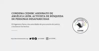 Condena asesinato de activista de bsqueda de personas desaparecidas