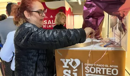 Continan con incentivos para las y los usuarios del servicio del agua