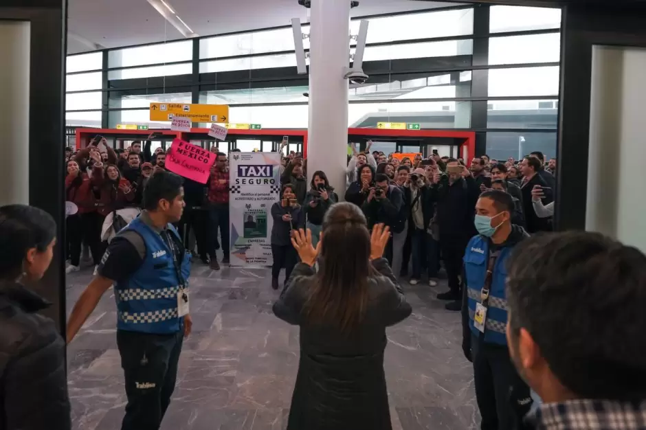 Recibe Marina del Pilar a Claudia Sheinbaum en Tijuana