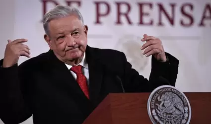 Andrs Manuel Lpez Obrador, en su conferencia de este lunes 12 de febrero de 20