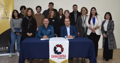 Firman Canacintra y Cetys convenio de colaboracin