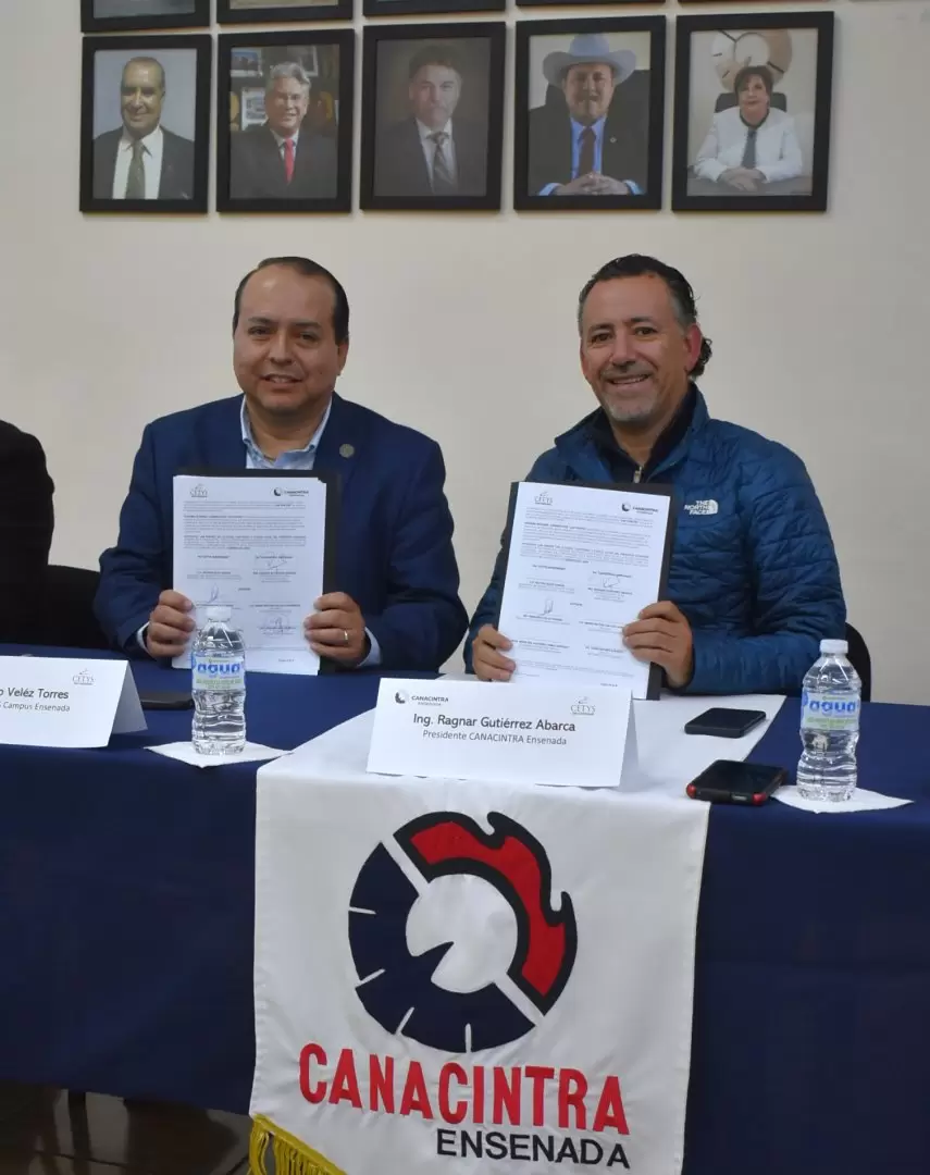 Firman Canacintra y Cetys convenio de colaboracin