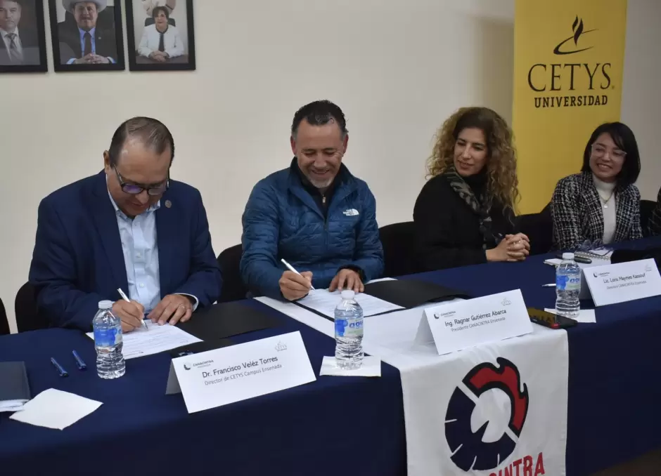 Firman Canacintra y Cetys convenio de colaboracin