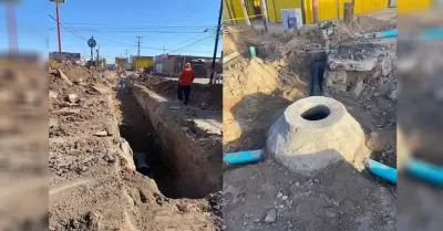 Concluye CESPM obra de reposici�n de alcantarillado pluvial en calle cuarta de G