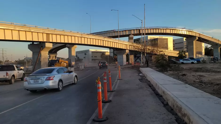 Abierta la circulacin en Ro Nuevo a la altura del Eje Central en Mexicali