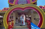 Pareja se casa en el Oxxo "más bonito" de México