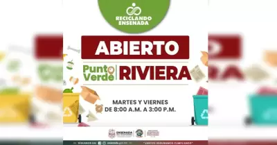 Reactivar� Gobierno Municipal Punto Verde del programa Reciclando Ensenada