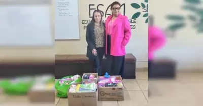 Recibe CESISPE donativo de productos higi�nicos para mujeres privadas de la libe