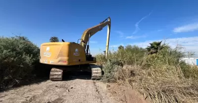 Concluyen trabajos de limpieza del Dren Mexicali