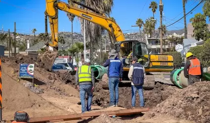Avanza obra de reposici�n del colector bucaneros: CESPE