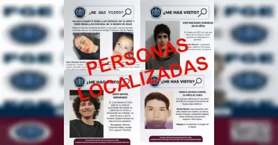 5 personas reportadas como desaparecidas