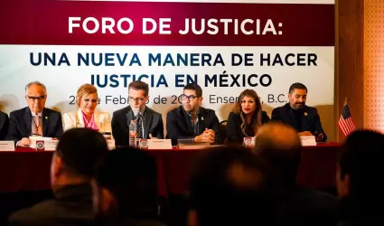 Foro "Una nueva manera de hacer justicia en México"