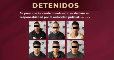 Detencin de 7 personas y decomiso de armamento