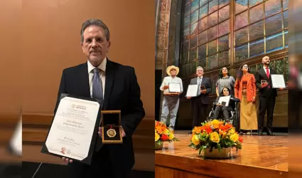 Entregan al Dr. Jos Manuel Valenzuela Arce el Premio Nacional de Artes y Litera