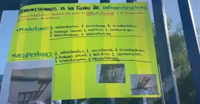 Padres toma Secundaria #123 para exigir aulas, docentes y seguridad