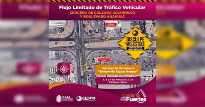 Inicia CESPM trabajos del emisor voluntad: ajustes de circulaci�n en Calzada Xoc