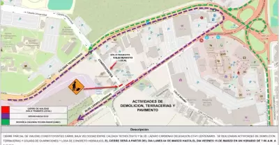 Habr� cierre parcial por obra, en avenida Constituyentes