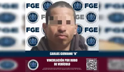 Detenido por robo de auto