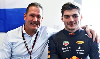 Jos y Max Verstappen