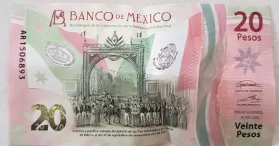 Billete de 20 pesos