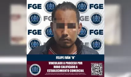 Acusado de robo calificado a establecimiento comercial