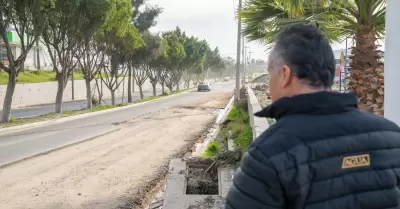 Atienden escurrimientos de agua