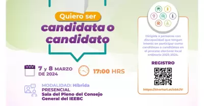 Campaa "Quiero ser candidata o candidato"