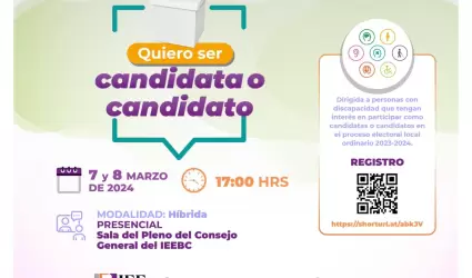 Campaa "Quiero ser candidata o candidato"