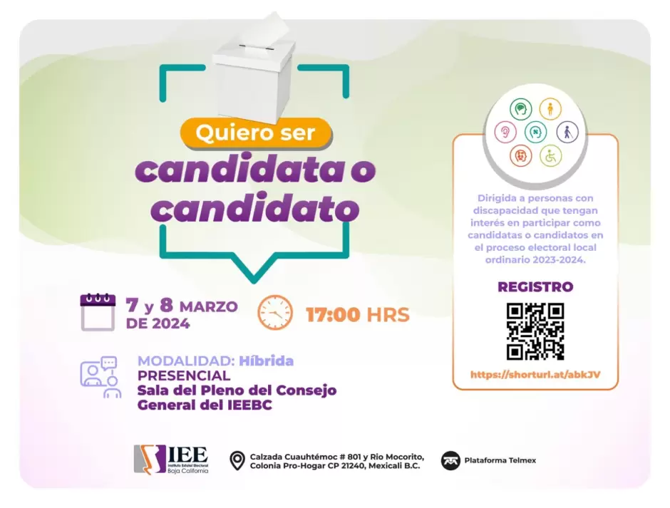 Campaa "Quiero ser candidata o candidato"