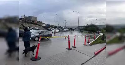 Lanzan granada a instalaciones de la Delegaci�n�de la polic�a municipal de Tijua