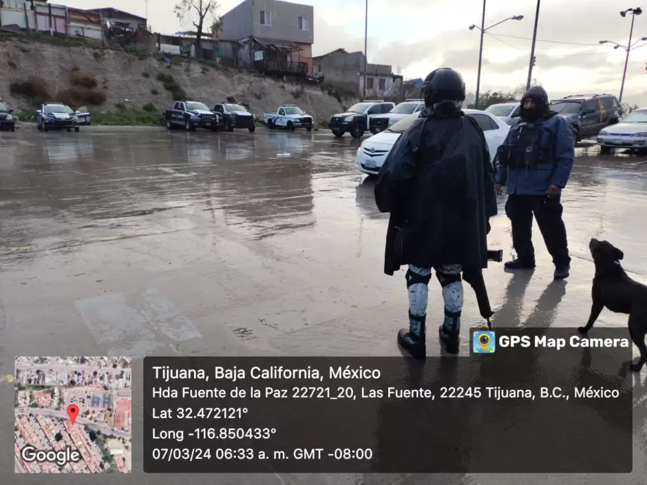 Personal militar, GN y Polic�a Municipal aseguran granada inerte en Tijuana, BC