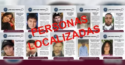 10 personas reportadas como desaparecidas fueron localizadas