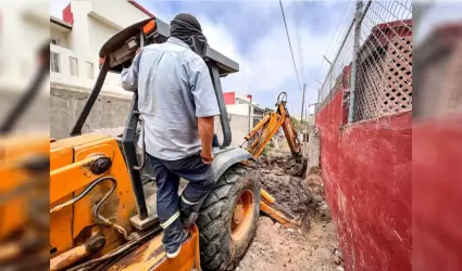 Atiende CESPE reportes para evitar encharcamientos, inundaciones y/o taponamient