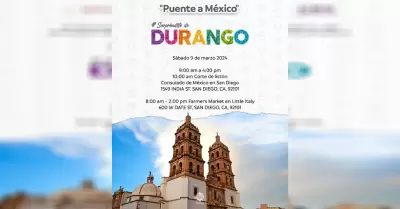 Durango se presenta en el Consulado General de Mxico en San Diego