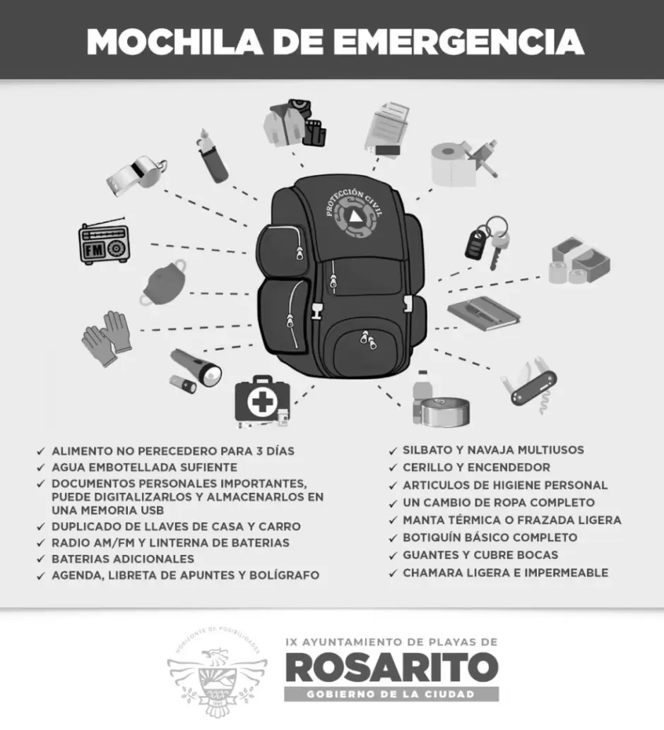 Mochila de emergencia