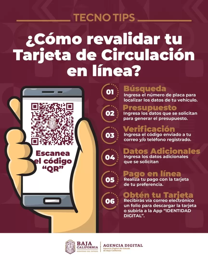 Incluyen licencia de conducir y tarjeta de circulacin digitales en reglamento de trnsito de Rosarito