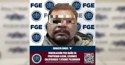 Acusado de dao en propiedad ajena, lesiones y ataque peligroso