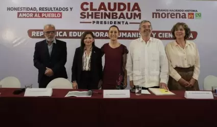 Claudia Sheinbaum impulsa proyecto educativo y cient�fico para M�xico