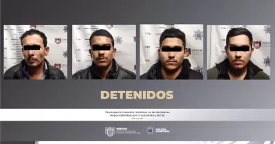 Detenidos con armas de fuego