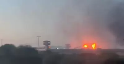 Incendio en el penal de La Pila en San Luis Potos