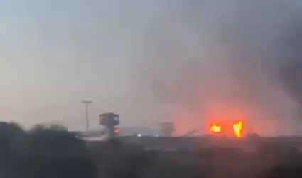 Incendio en el penal de La Pila en San Luis Potos