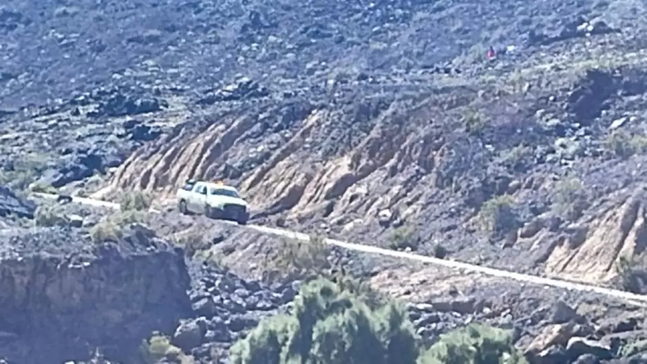 Rescatan a nio tras cada a volcn Cerro Prieto