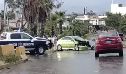 Accidente en Bulevar Garita de Otay