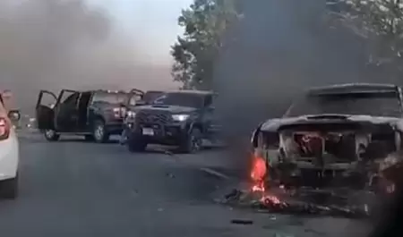 Enfrentamiento en carretera de Chiapas